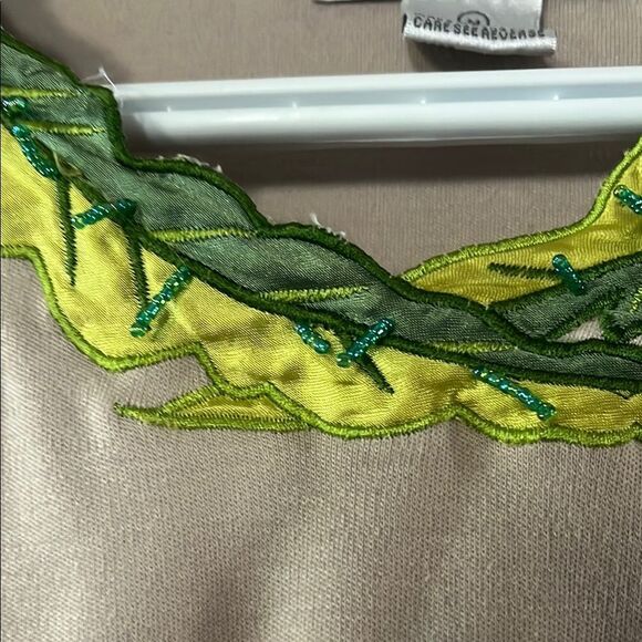 Lisa International T-Shirt with Monkey Embroidery - Picture 2 of 5